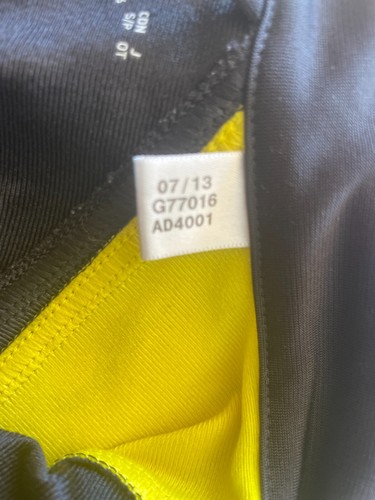 Adidas Climalite Women's Small Full Zipper Windbreaker Jacket Black and Yellow - Picture 7 of 7