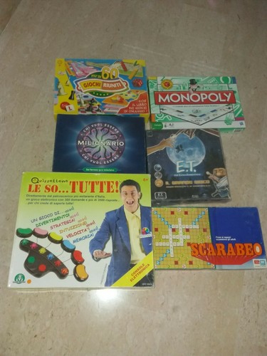 Lotto giochi in scatola alcuni giochi potrebbero avere pezzi mancanti - Foto 1 di 3