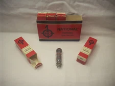 Lot of 5 National Electronics 6X4 Full Wave Rectifier Tubes :: Tested GOOD