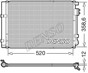 KLIMA KÜHLER KONDENSATOR KLIMAANLAGE HYUNDAI VERNA SOLARIS OE 976061R000