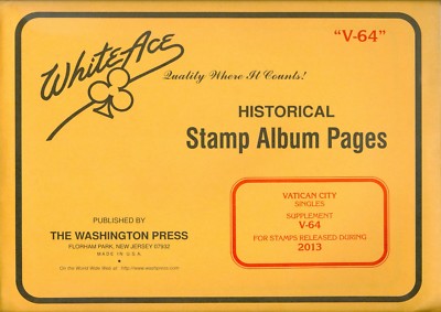 White Ace Stamp Album Supplement for Vatican City 2013, ''V-64''