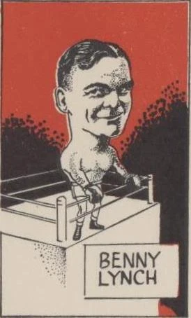 1947 D. Cummings & Son Famous Fighters Swop Cards - Benny Lynch #19