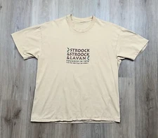 Stroock Stroock & Lavan Law Firm Vintage Employee Company T-Shirt Large