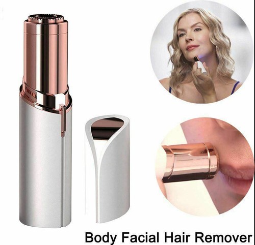 KIT EPILATORE DONNA FACCIALE DEPILATORE SOPRACCIGLIA VISO BAFFETTO USB RICARICAB - Foto 14 di 32