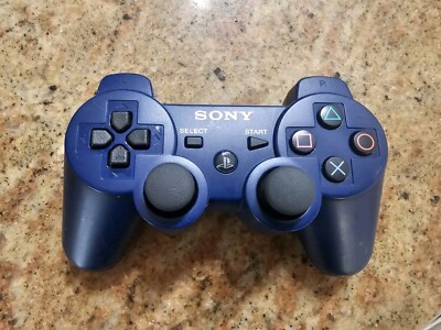 PlayStation3 プレステ3 アズライトブルー 青 PS3 Genuine OEM Sony PlayStation 3 PS3 Blue Azurite DualShock 3