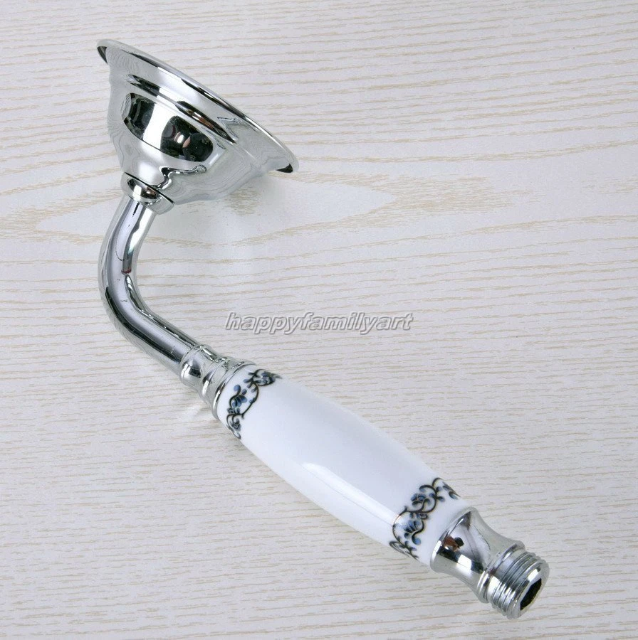 Bathroom Polished Chrome Bathroom Telephone Style Hand Held Shower Head Yhh018
