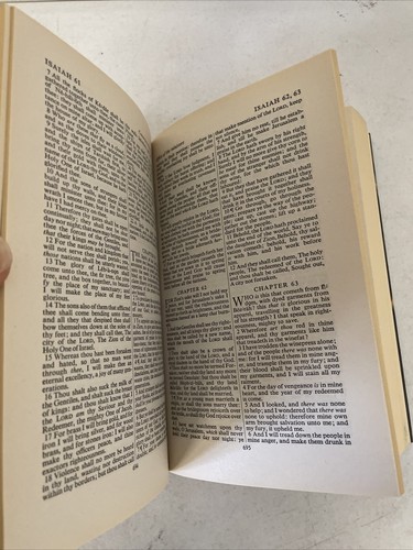 THE BIBLE King James Version HC/DJ 1957 COLLINS Hardcover with Dust Jacket - Picture 6 of 12