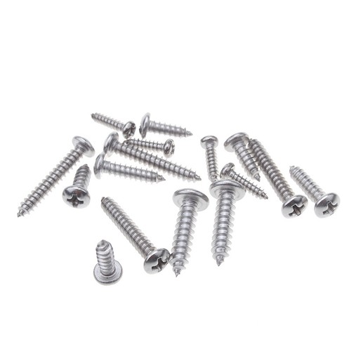 100pcsM1.4 M1.7Series Stainless Steel Phillips Drive Round Head Self-Tap Screws - Picture 3 of 4
