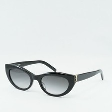 SAINT LAURENT SLM115 002 Black/Gray Gradient 54-20-140 Sunglasses New Authentic
