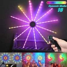 18 Modes LED Home Decor Firework Lights With Remote Colorful RGB Lamp for Party