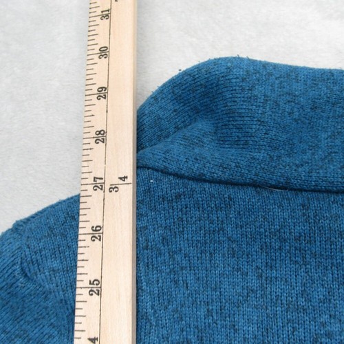 Patagonia Better Sweater Coat Girls Medium Blue Pockets Button Front Fleece Coat - Picture 15 of 18