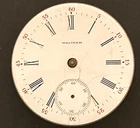 Antique 1898 Waltham Model 1883 820 Pocket Watch Movement Ticks Balance 18s 15j