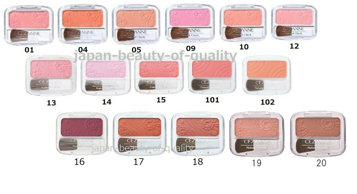 CEZANNE Natural Cheek N 4g Powder Blush Made in Japan | eBay