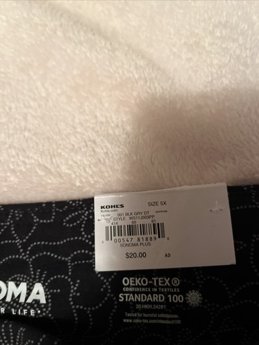 SONOMA Brand Woman’s Leggings -size 5X - NWT - Picture 2 of 9