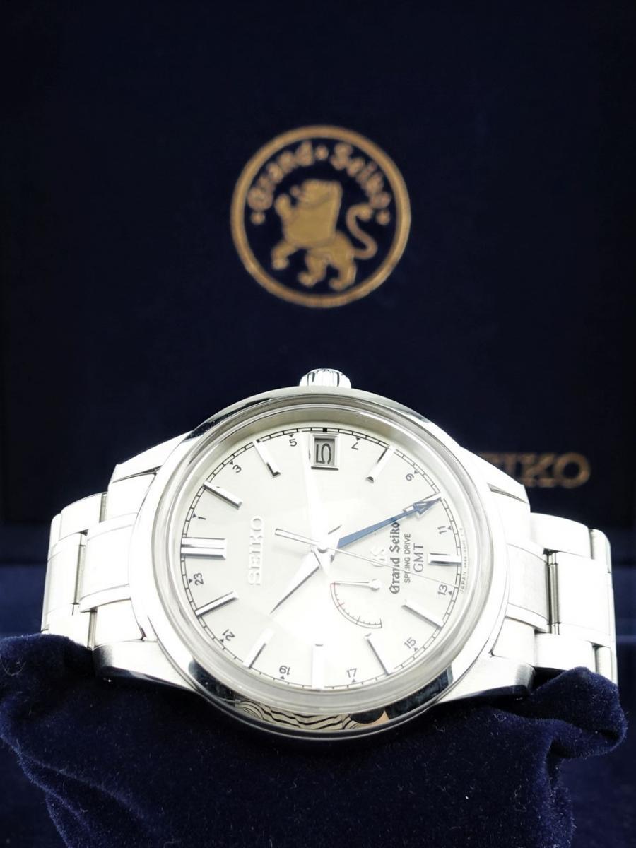 ○Grand Seiko 9R Spring Drive Gmt See-Through Back Sbge025 9R66