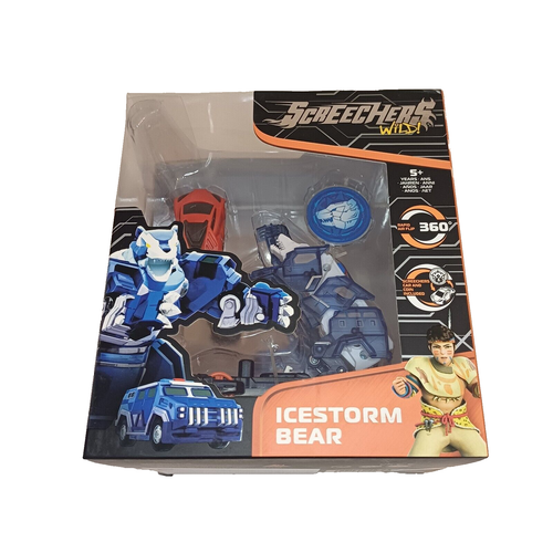 Screechers Wild! 2022 360° ICESTORM BEAR Transforming Toy Alpha Toys - 第 1/4 張圖片