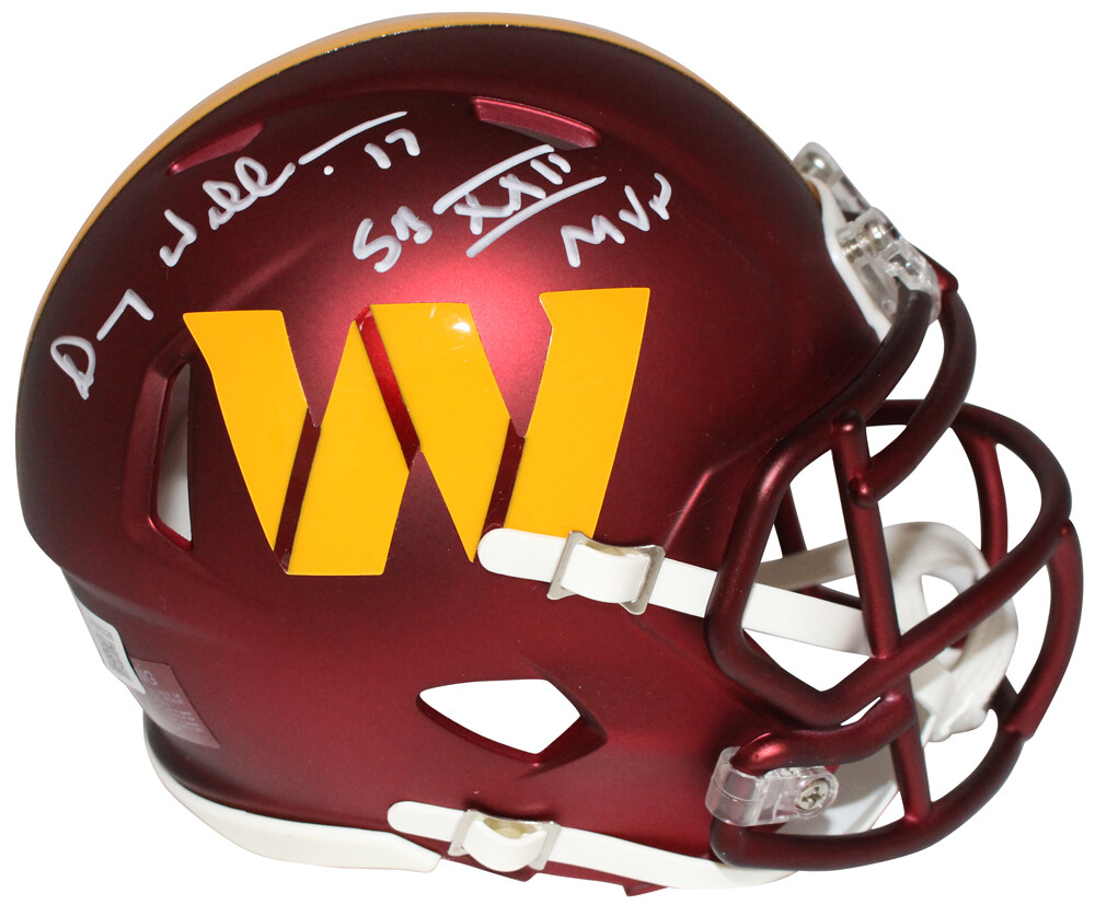 Doug Williams Autographed Signed Washington Commanders Mini Helmet Beckett 