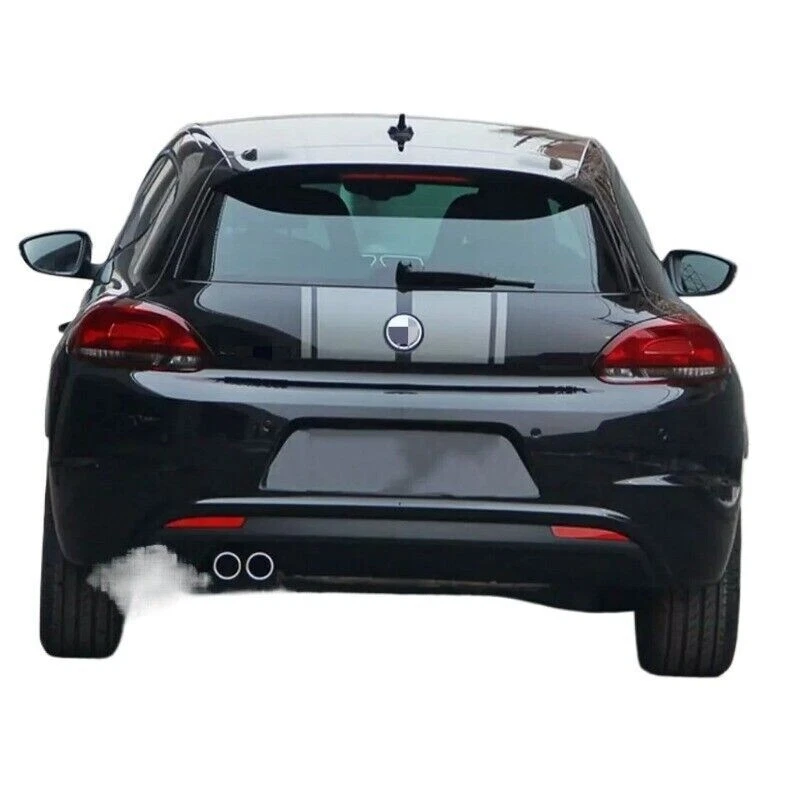 Calcomanía adhesiva de techo trasero a rayas para Volkswagen Scirocco Golf Polo Foto 4 de 4