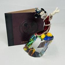 Disney Arribas Brothers Sorcerer Mickey Figurine LE Crystal Prism Base MIB