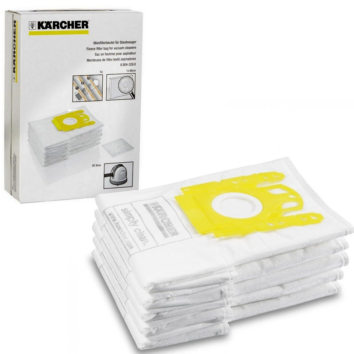 Poche aspirateur karcher sale