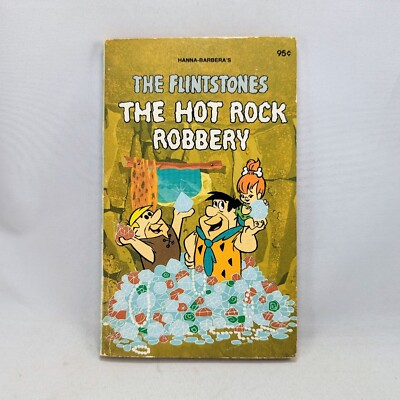 The Flintstones, The Hot Rock Robbery 1978 Vintage 1st Edition Hanna Barbera PB