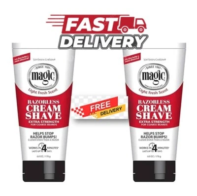 SOFT-SHEEN CARSON 2x SoftSheen-Carson Magic Razorless Cream Shave