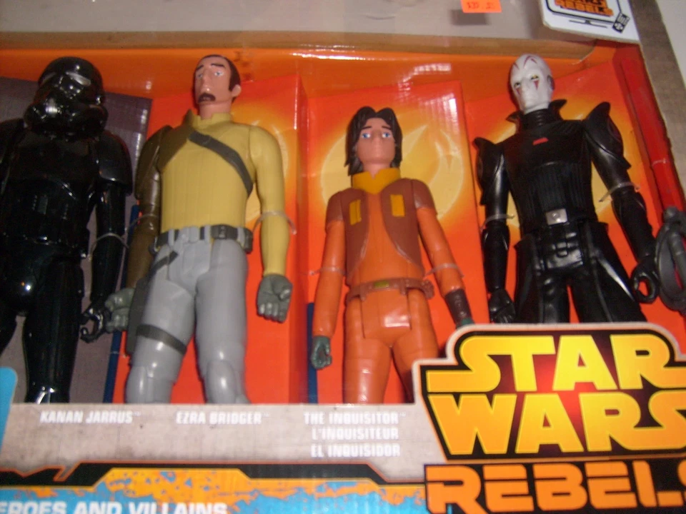 Star Wars Rebels Lote de 6 Figuras Vader Ezra Kanan Shadow Stormtrooper NUEVO Foto 3 de 4