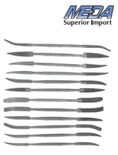 12PC RIFFLER FILE SET 0 CUT ITEM NO. 2600680(GI-990-395)