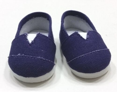 Purple Slip On Doll shoes for 18” Dolls Like American Girl Doll - Picture 2 of 2