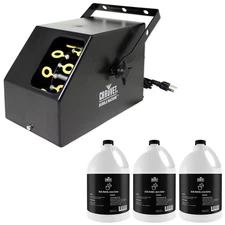 Chauvet DJ B-250 Bubble Machine + (3) Gallons Fluid/Juice BJU B250