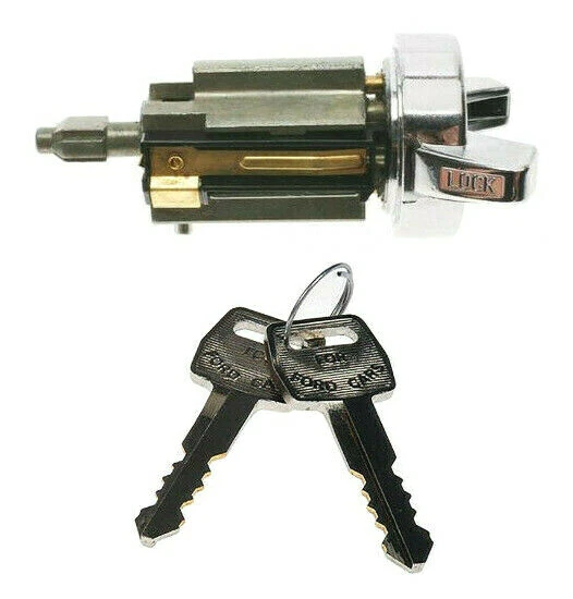 Interruptor de cilindro de encendido y cerradura de puerta con 2 llaves / PARA CAMIONETA FORD 80-91 Foto 3 de 4