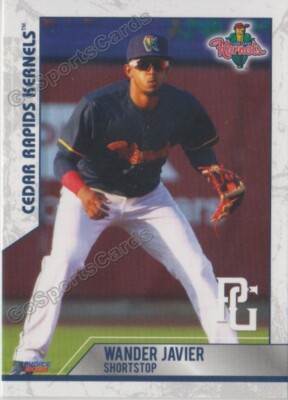 2021 Cedar Rapids Kernels Wander Javier RC Rookie Minnesota Twins