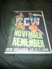 ecw november to remember 98 dvd 2 disc set rare out of print