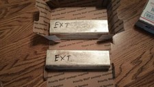 4 lb. 6 oz aluminum ingots for casting from extruded stock