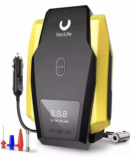 VacLife Air Cat Tire Compressor Tire Inflator DC 12V VacLife Air Cat Tire Compressor Tire Inflator DC 12V