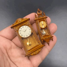 1/6 1/12 Scale Scene Props Retro Vintage Mini Wall Clock Two Models