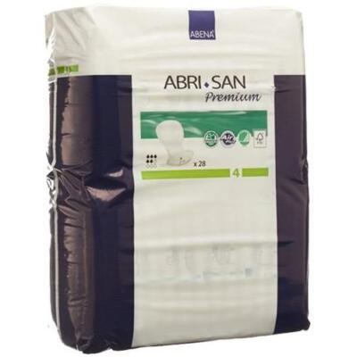 Abri-San Premium anatomically shaped insert Nr4 20x44cm green Sa