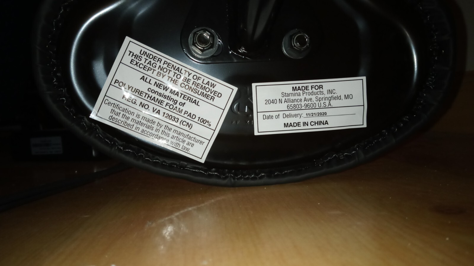 Stamina 15-1308 Magnetic Upright Exercise Bike