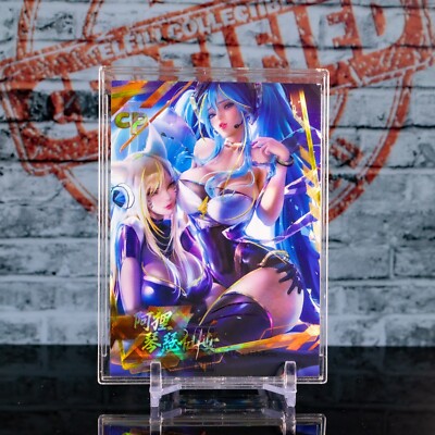 Sona Ahri Waifu Card League CP Goddess Feast of Beauty Premium Holo Foil ACG