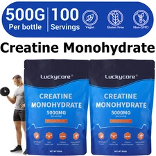 500g/1kg Non-GMO Micronized Creatine Monohydrate Powder Unflavored VeganFriendly