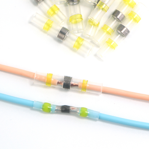 350Pcs Sello de soldadura impermeable Heat Shrink Sleeve Wire Butt Terminals Conectores - Imagen 11 de 17