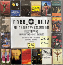 $1 & UP PUNK ALT METAL BUILD YOUR LOT CASSETT...