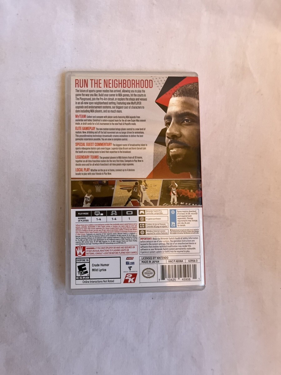 NBA 2K18 for Nintendo Switch Game | eBay