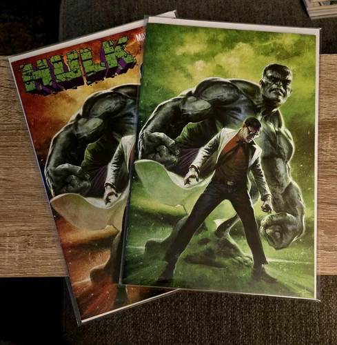 HULK #1 GABRIELE DELLOTTO PLUS EXCLUSIVE VIRGIN VARIANT MARVEL 2021 / Ltd-800 