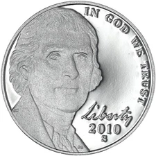 2010 S Jefferson Nickel Gem DCam Proof