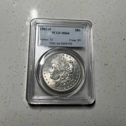 PCGS RATED MS64   1902-O Morgan Dollar Uncirculated MS state, Better date