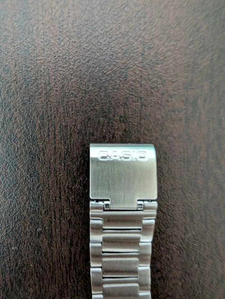 Casio A158WEA-1JF Digital Watch, Waterproof, Alarm, Silver, Used - Image 4 of 4