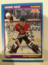 1991-92 SCORE Dominik Hasek [Base]