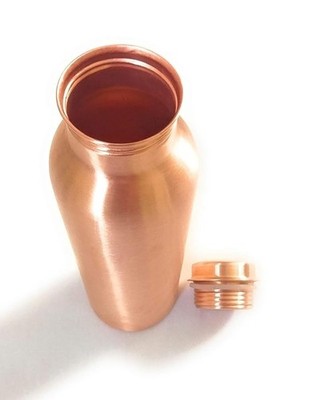 100% Pure  Copper Water Bottle, 1L/34 Oz