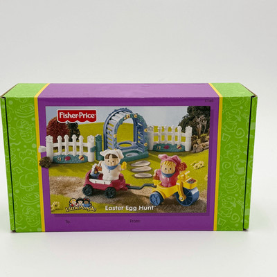 Fisher Price Little People Easter Egg Hunt Vintage 2003 New in Plastic/Box